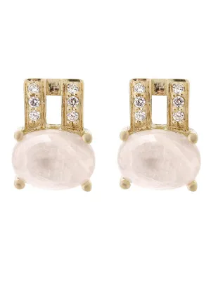 Orphelia Alena Silver Stud Earrings ZO-7122/G #1