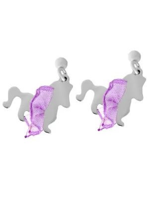 Celinia Silver Drop Earrings ZO-7134 #1