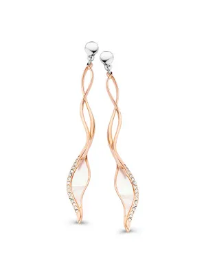 Orphelia Mariza Silver Drop Earrings ZO-7171/RG #1