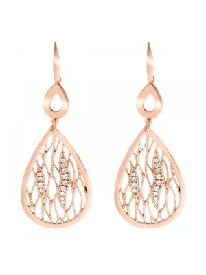 Orphelia Linda Silver Drop Earrings ZO-7188/RG #1