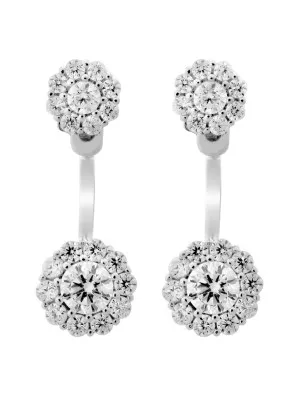 Orphelia Victoria Silver Stud Earrings ZO-7222 #1