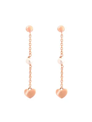 Nahara Silver Drop Earrings ZO-7378