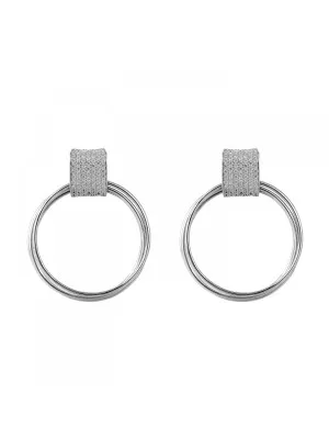 Orphelia Eleanor Sterling Silver Drop Earrings ZO-7417 #1
