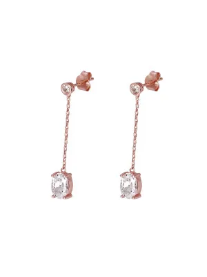 Orphelia Elodie Silver Drop Earrings ZO-7419 #1