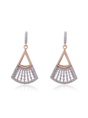 Carina Silver Drop Earrings ZO-7436 #1