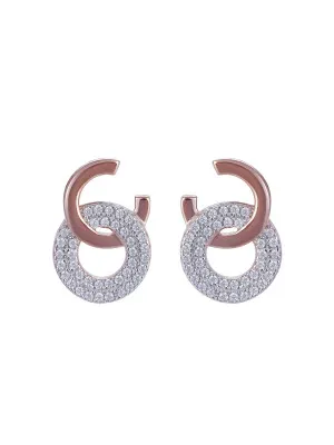 Orphelia Carleen Silver Drop Earrings ZO-7440 #1