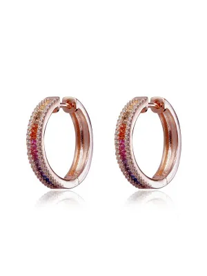 Orphelia Pascaline Hoop Earrings ZO-7448
