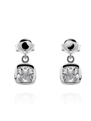 Myrela Silver Drop Earrings ZO-7486 #1