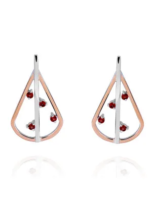 Sacha Silver Drop Earrings ZO-7496 #1