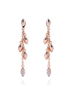 Orphelia Loana Sterling Silver Drop Earrings ZO-7505/RG #1