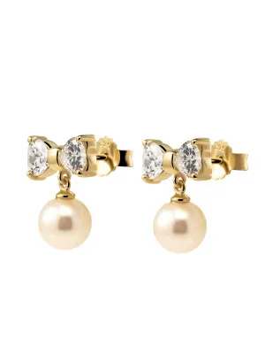 Sparkle Silver Drop Earrings ZO-7512 #1