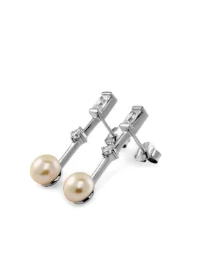 Orphelia Maxime Silver Drop Earrings ZO-7514 #1