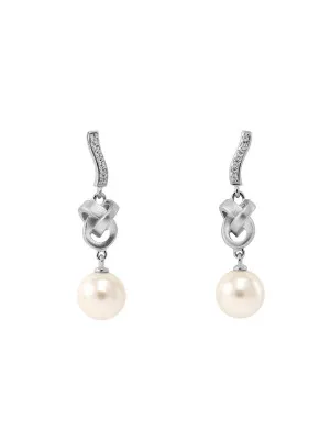 Clara Silver Drop Earrings ZO-7515 #1