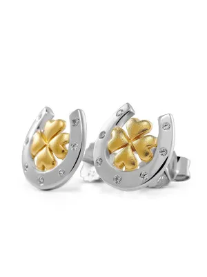 Orphelia Signature Silver Stud Earrings ZO-7517 #1