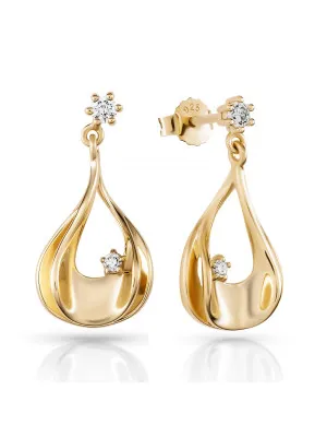Orphelia Etoile Silver Drop Earrings ZO-7524/G #1