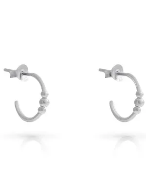 Orphelia Chloe Sterling Silver Hoop Earrings ZO-7555 #1