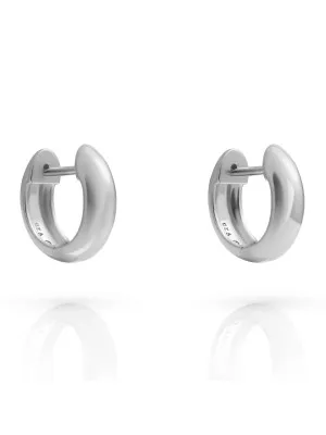 Orphelia Dory Sterling Silver Hoop Earrings ZO-7556 #1