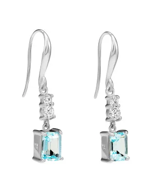 Orphelia® 'Fira' Women's Sterling Silver Drop Earrings - Silver ZO-7571