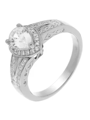 Orphelia® Women's Sterling Silver Ring - Silver ZR-3524