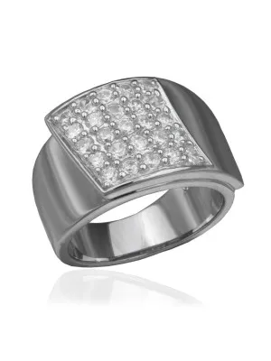 Orphelia® Women's Sterling Silver Ring - Silver ZR-3603
