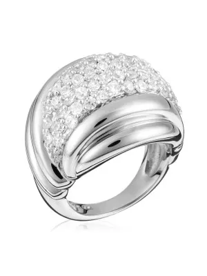 Orphelia® Women's Sterling Silver Ring - Silver ZR-3615