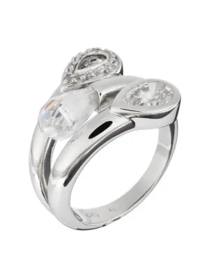 Orphelia® Women's Sterling Silver Ring - Silver ZR-3620