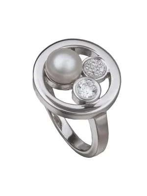 Orphelia® Women's Sterling Silver Ring - Silver ZR-3641