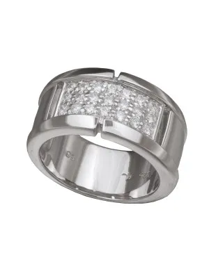 Orphelia® Women's Sterling Silver Ring - Silver ZR-3645