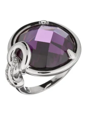 Orphelia® Women's Sterling Silver Ring - Silver ZR-3650