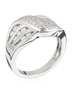 Orphelia® Women's Sterling Silver Ring - Silver ZR-3880