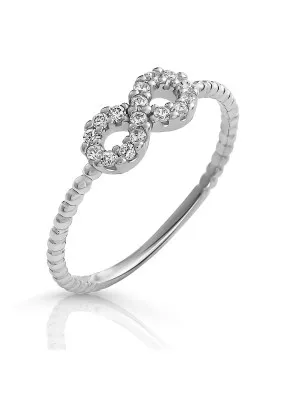 Orphelia® 'Infinity' Women's Sterling Silver Ring - Silver ZR-7528