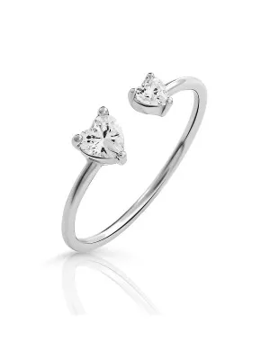 Orphelia® 'Dazzle' Women's Sterling Silver Ring - Silver ZR-7533