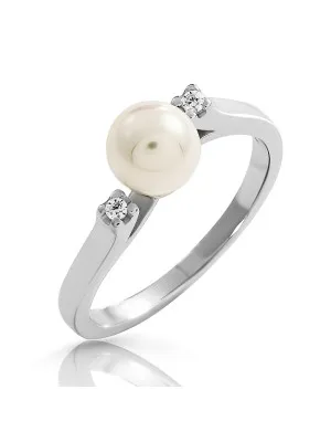 Orphelia® 'Diana' Women's Sterling Silver Ring - Silver ZR-7543